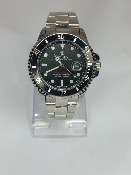 Bezel Rotating | Silver Black